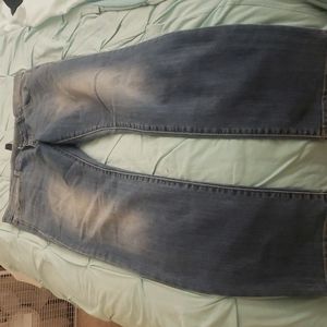 👖GAP straight leg, midrise, light indigo jeans 6/28